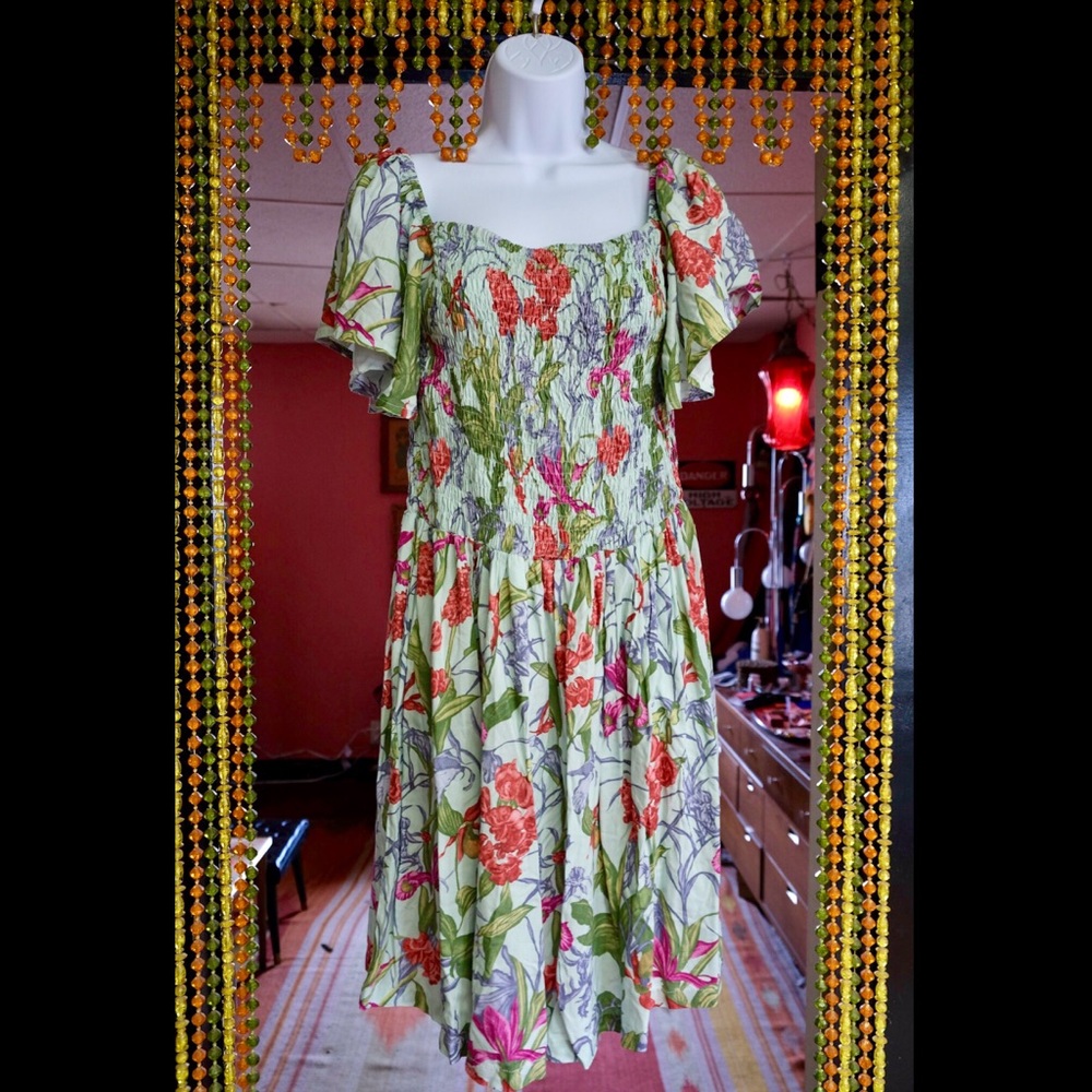 North Shore smocked summer dress
